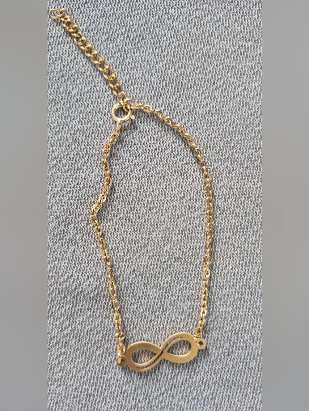 Gold Infinity Pendant Bracelet - Women Jewelry